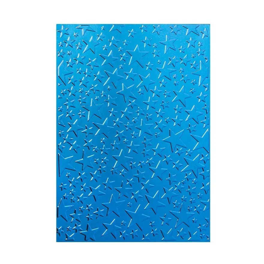Prägeschablone, Hintergrund Sterne, 15cm x 10cm
