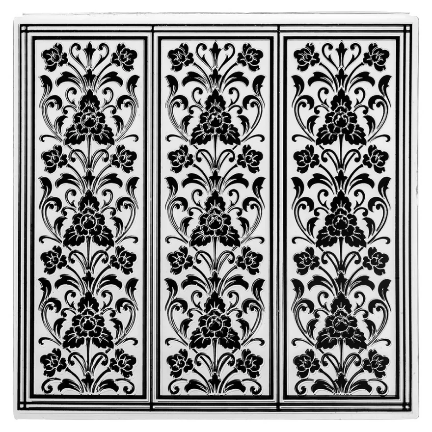 Prägeschablone, Ornamentik-Bordüren, 14,5cm x 14,5cm