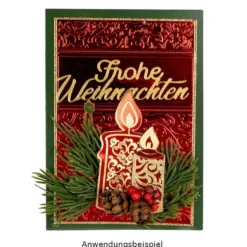 Prägeschablone, Ornamentik 7, 15,5cm x 10,5cm