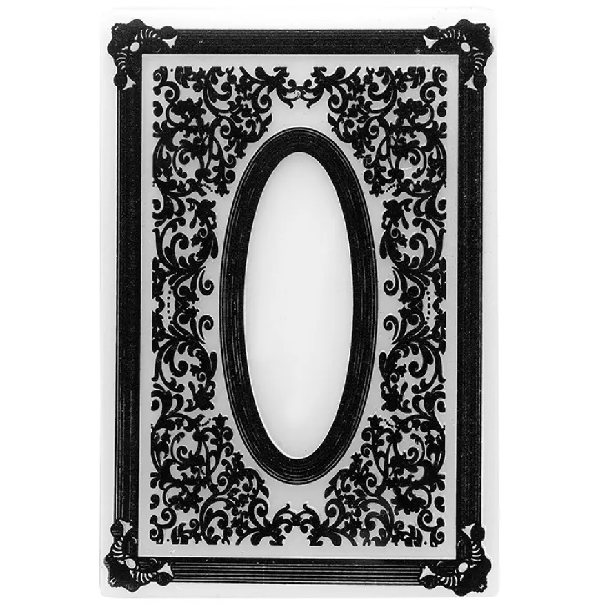 Prägeschablone, Ornamentik 8, 15,5cm x 10,5cm