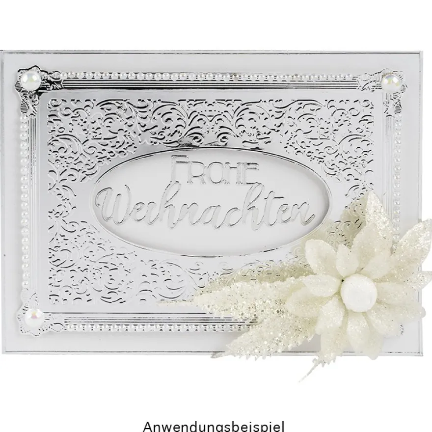 Prägeschablone, Ornamentik 8, 15,5cm x 10,5cm