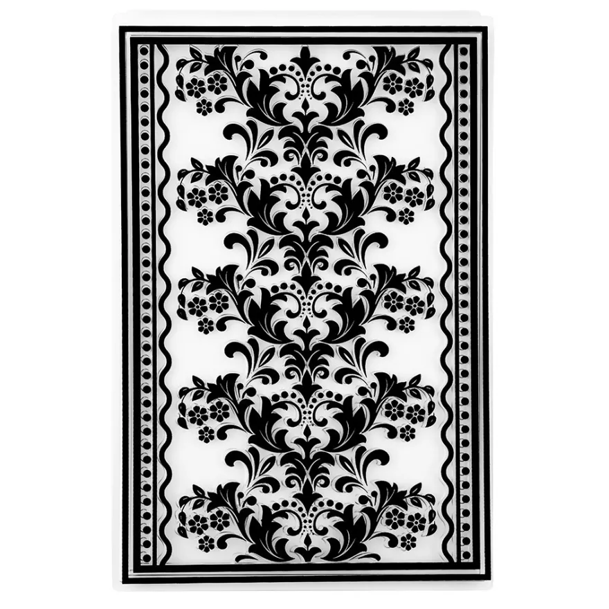 Prägeschablone, Ornamentik 14, 14,5cm x 9,5cm