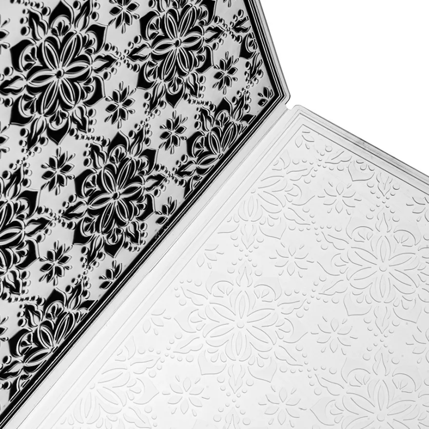 Prägeschablone, Ornamentik 19, 14,5cm x 14,5cm