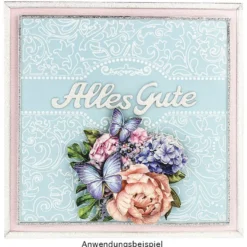 Prägeschablone, Ornamentik 9, 14,5cm x 14,5cm