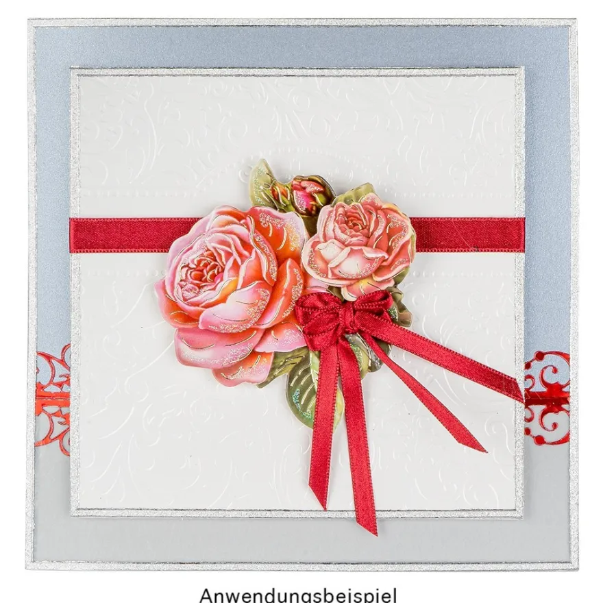 Prägeschablone, Ornamentik 9, 14,5cm x 14,5cm