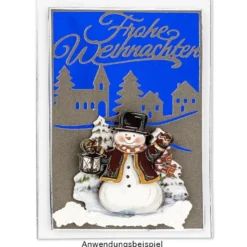 Präge- & Stanzschablone, Frohe Weihnachten, 14,4cm x 9,4cm