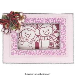 Präge- & Stanzschablone, Hintergrund 1, 13,6cm x 9,4cm