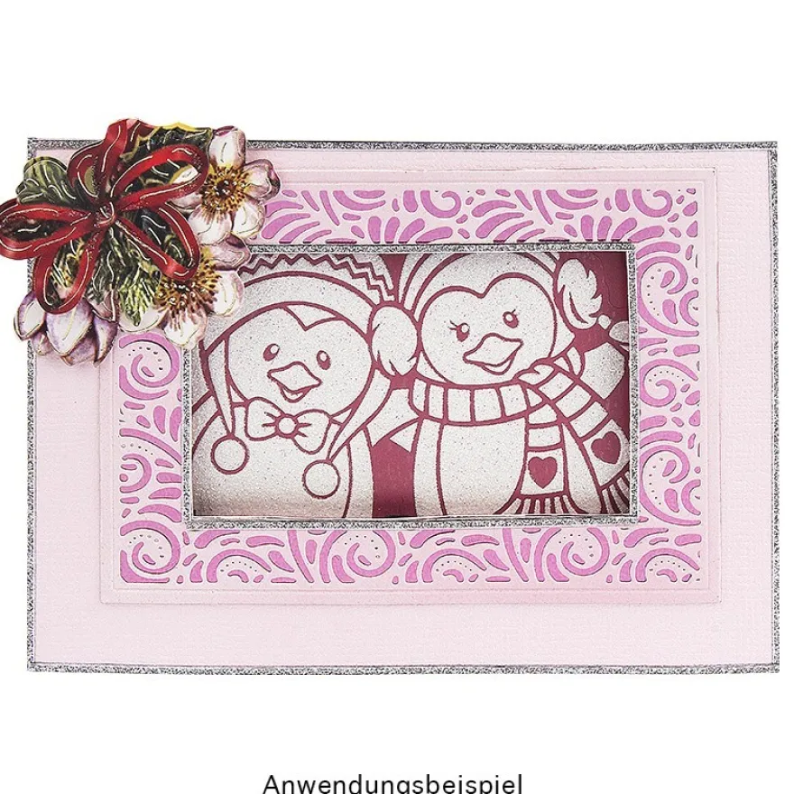 Präge- & Stanzschablone, Hintergrund 1, 13,6cm x 9,4cm