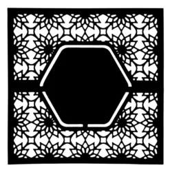 Präge-& Stanzschablonen, Aufstellkarte, 13,6cm x 13,6cm