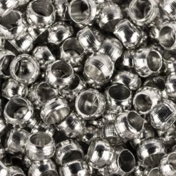 Quetschperlen, Ø 2,5mm, silberfarben, 500 Stück