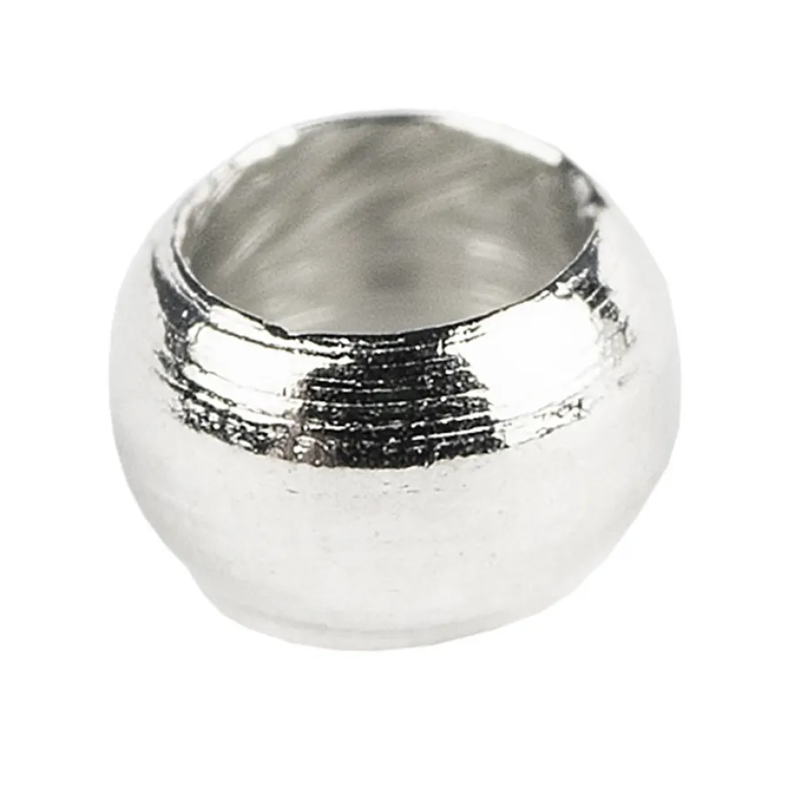 Quetschperlen, Ø 2,5mm, silberfarben, 500 Stück