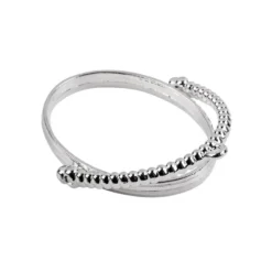 Rahmen-Anhänger, rotierend, verschiedene Designs, silber, 4 Stück