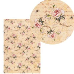 Reispapiere, Blüten 29, DIN A4, 30g/m², 2 Designs