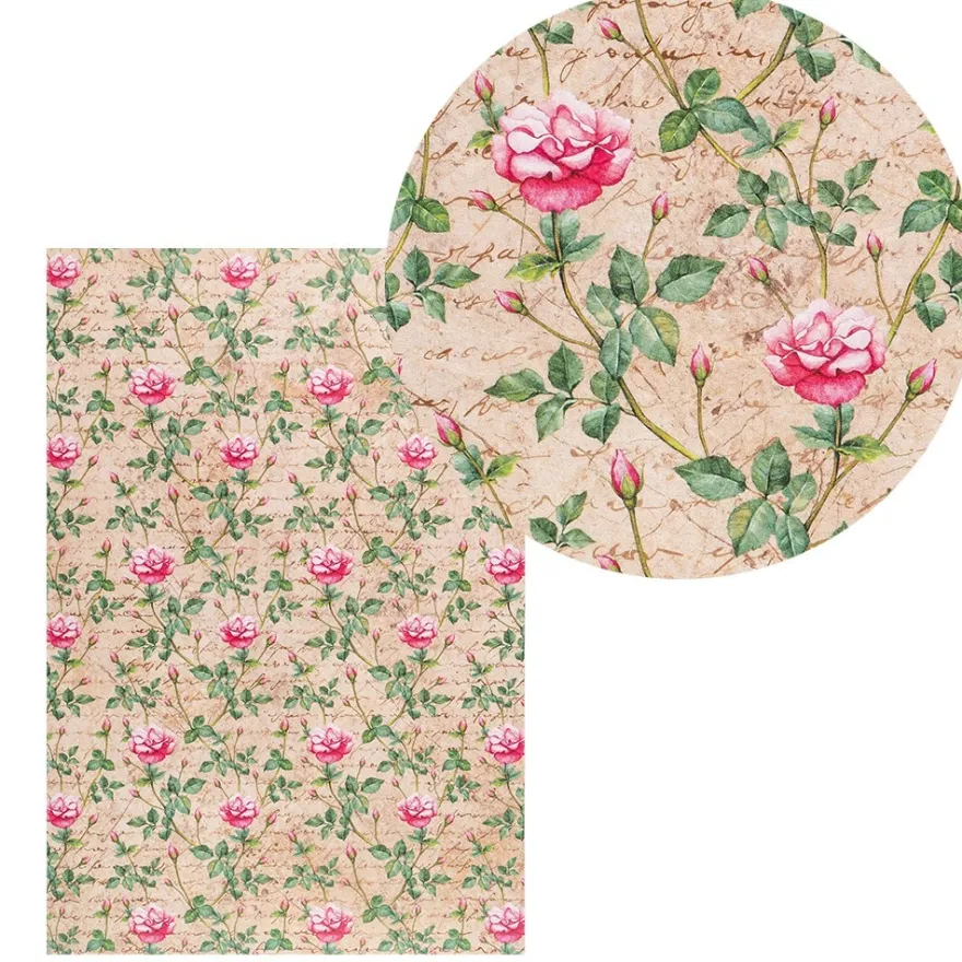 Reispapiere, Blüten 29, DIN A4, 30g/m², 2 Designs