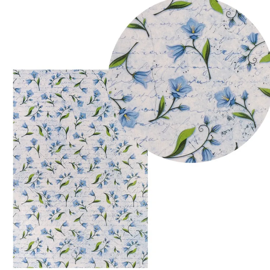 Reispapiere, Blüten 24, DIN A4, 30g/m², 2 verschiedene Designs