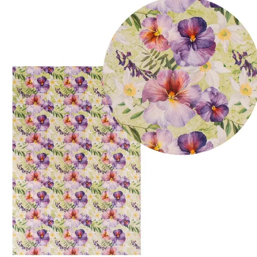 Reispapiere, Blüten 21, DIN A4, 30g/m², 2 verschiedene Designs