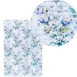 Reispapiere, Blüten 10, DIN A4, 30g/m², 2 verschiedene Designs