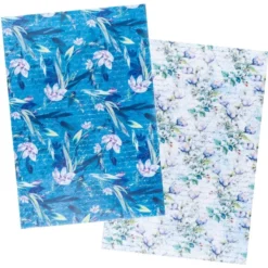 Reispapiere, Blüten 10, DIN A4, 30g/m², 2 verschiedene Designs