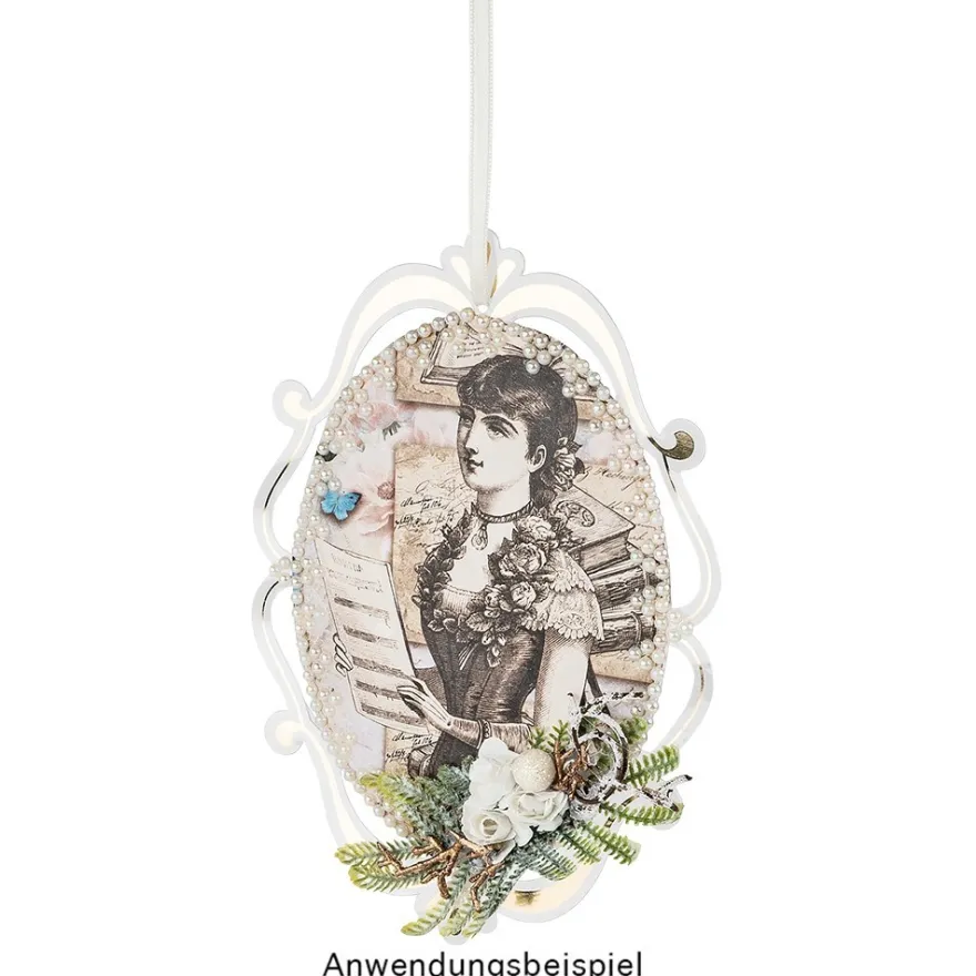 Reispapiere, Nostalgie "Blüten 6", DIN A4, 2 Designs