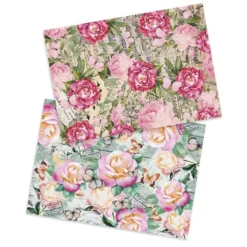 Reispapiere "Rosen & Schmetterlinge", DIN A4, 2 Designs
