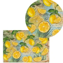Reispapiere, Stachelbeeren & Zitronen, DIN A4, 2 Designs