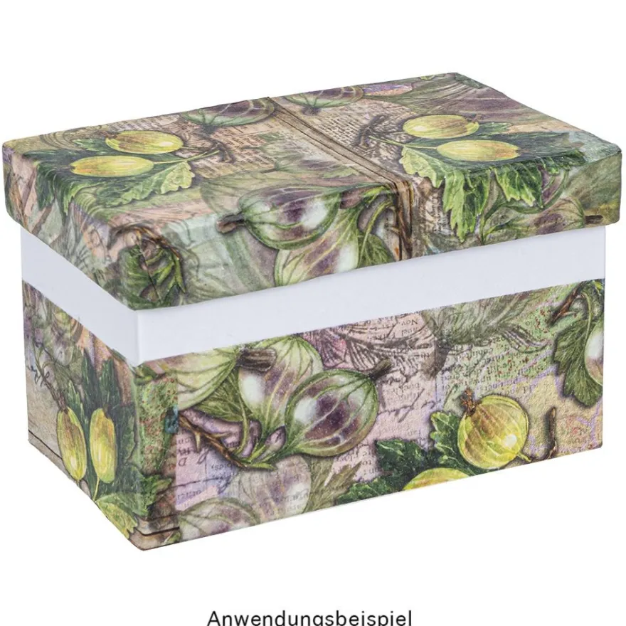 Reispapiere, Stachelbeeren & Zitronen, DIN A4, 2 Designs