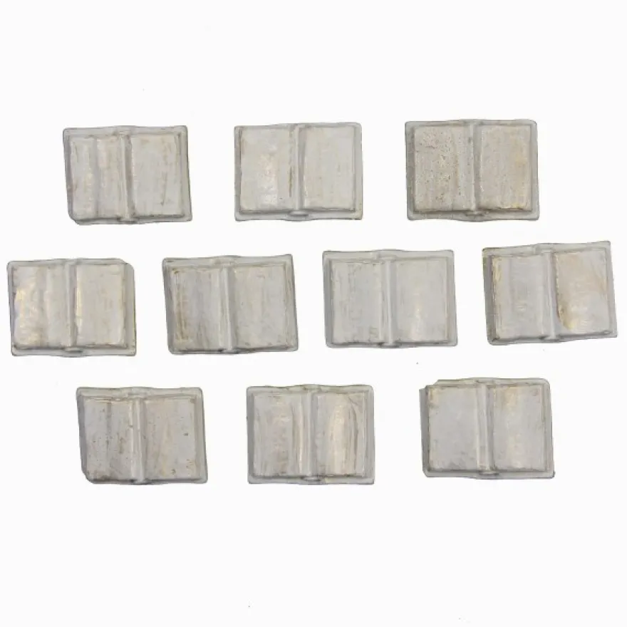 Relief-Bücher, 2 x 2,5 cm, 10er Set