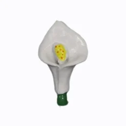 Relief-Blüte Calla, 3 x 2 cm, 10er Set