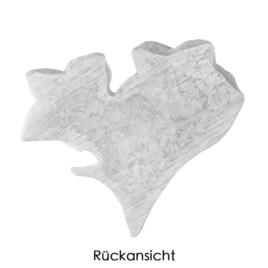 Relief-Blüten, 10er Set, weiß