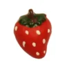 Relief-Erdbeeren, Steinharz, 2 x 1,5 cm, 10er Set