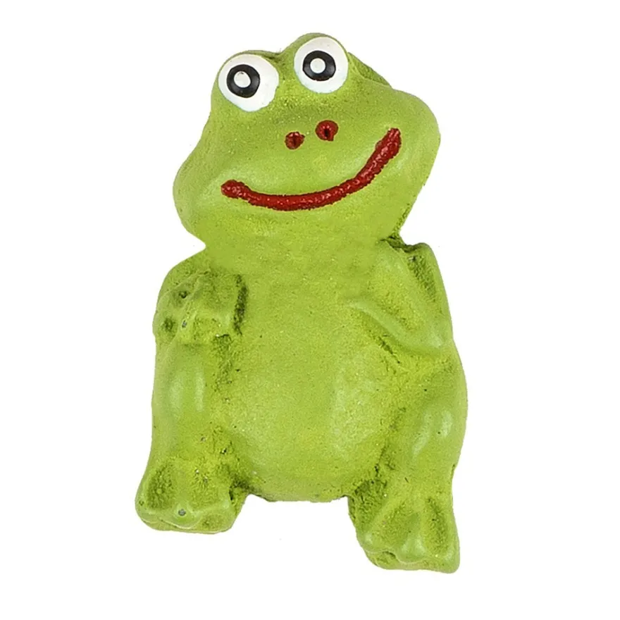 Relief-Frösche, flach, 10 Stück