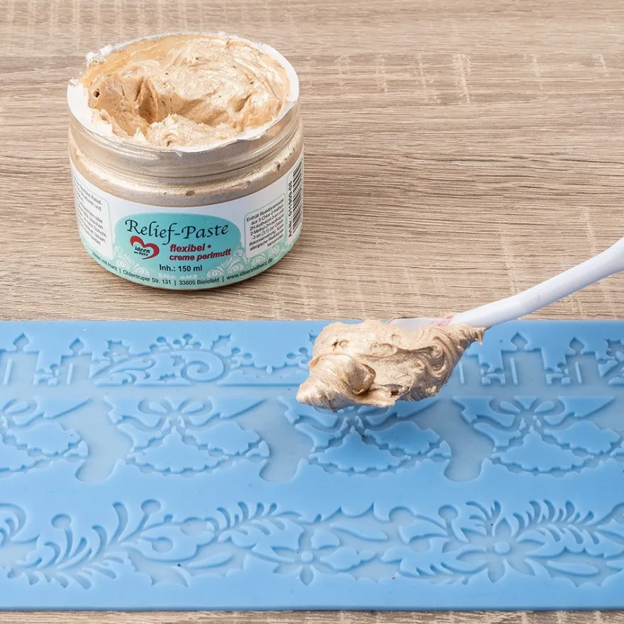 Relief-Paste, flexibel, creme-perlmutt, 150ml