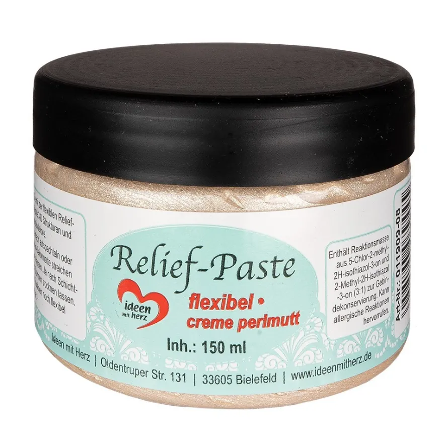 Relief-Paste, flexibel, creme-perlmutt, 150ml