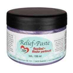 Relief-Paste, flexibel, flieder-perlmutt, 150ml