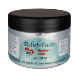 Relief-Paste, flexibel, silber, 150ml