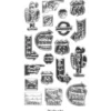 Relief-Sticker, Retro 2, 14cm x 21cm, 19 Sticker