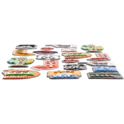 Relief-Sticker, Retro 2, 14cm x 21cm, 19 Sticker