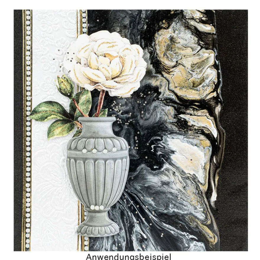 Relief-Sticker, Vasen 3, 18,5cm x 12,5cm