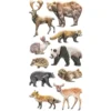Relief-Sticker, Waldtiere, 17,5cm x 9cm
