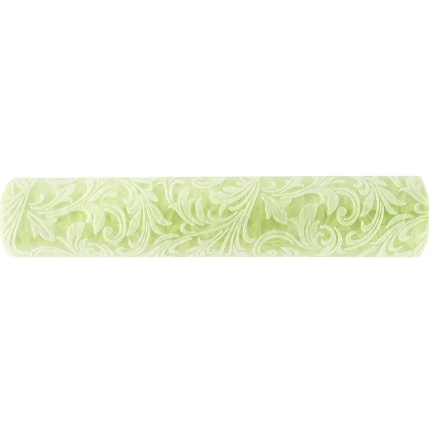 Relief-Vlies Deluxe, Ornamente, 30cm breit, 5m lang, auf Rolle, lindgrün