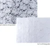 Relief-Vlies Deluxe, Rosen, 30cm breit, 5m lang, auf Rolle, weiß