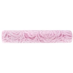 Relief-Vlies Deluxe, Rosen, 30cm breit, 5m lang, auf Rolle, rosé