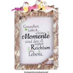 Relief-Wechselrahmen, Design 6, weiß, 15,4cm x 23cm, für Fotos 13cm x 18cm