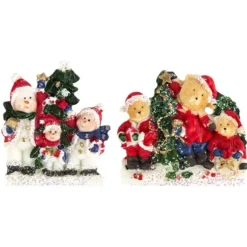 Relief-Weihnachtsszene, 2 Stück