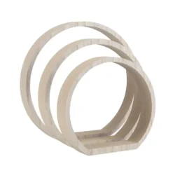 Ring-Podeste, Rohlinge, Rahmen in Ringform zum Aufstellen, versch. Größen, 3 Stück