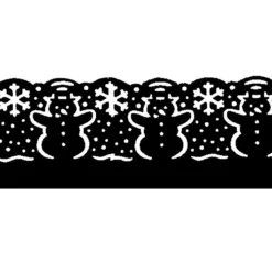 Royal Bordüren-Stanzer, Schneemann, Stanzung 2,9 x 6 cm, mit Pop-Up-Effekt