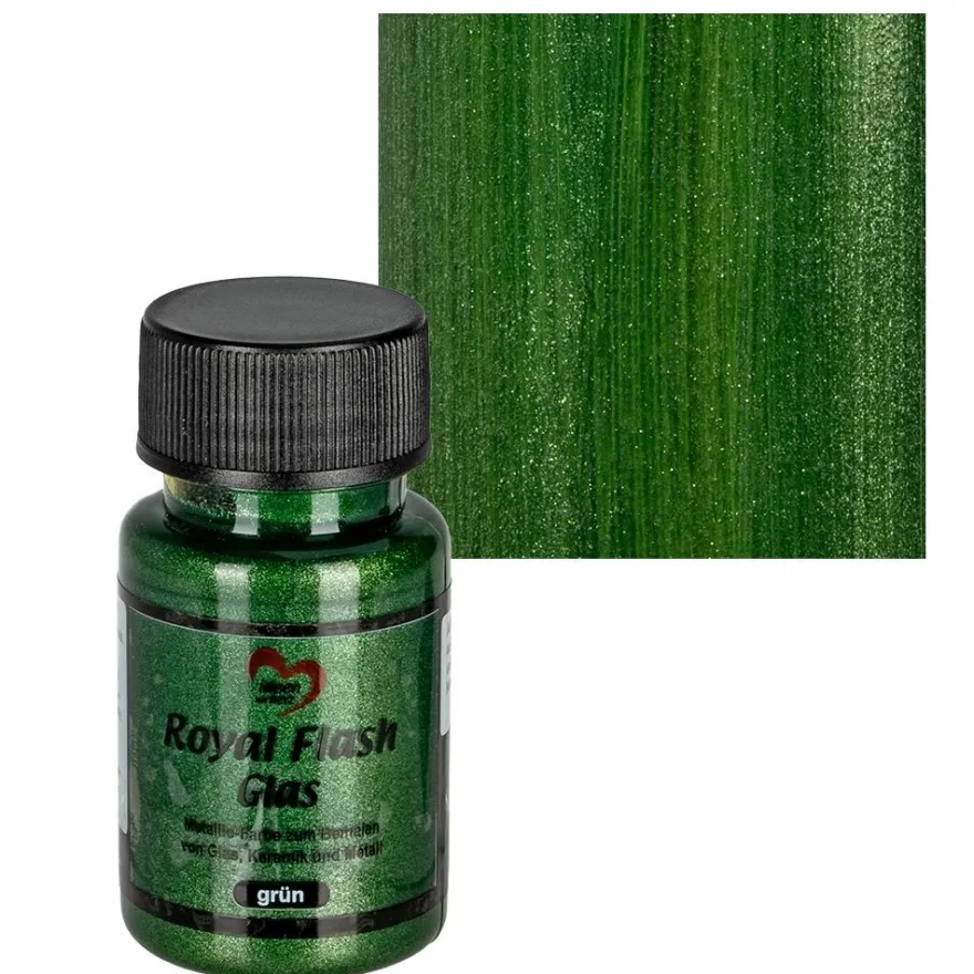Royal Flash Glas, grün, 50ml