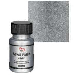 Royal Flash Glas, silber, 50ml