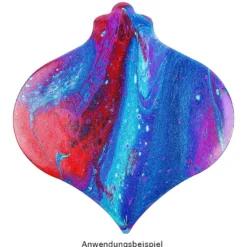 Royal Flash Pouring Mix, 2 in 1, Pouring Medium & Acrylfarbe, blau, 180ml