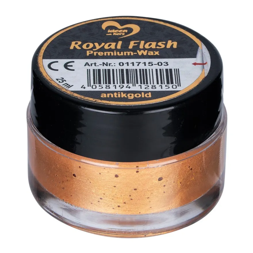 Royal-Flash Premium-Wax, antikgold, 25ml